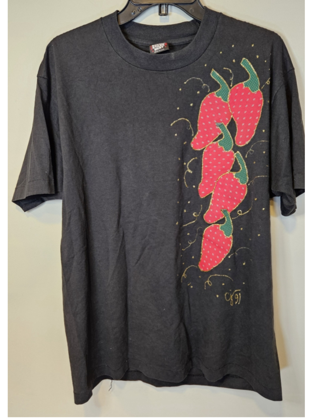 Vintage 1991 Chili Pepper T Shirt XL Screen Stars Best Single Stitch USA 90s